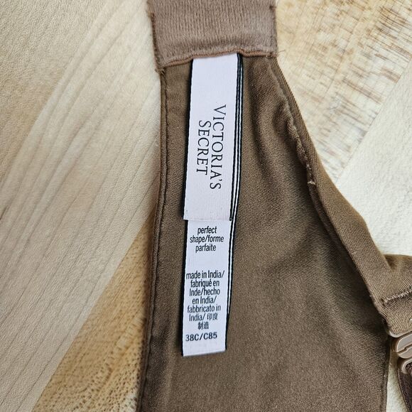 Victoria Secret Perfect Shape 38C Padded Underwire Bra Convertible Strap RN54867 - Picture 3 of 6